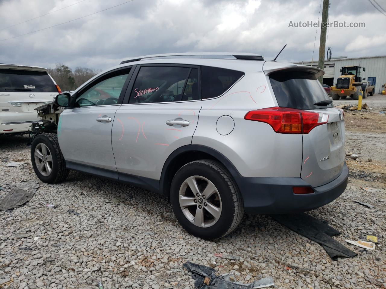 2015 Toyota Rav4 Xle Silver vin: 2T3WFREV2FW184752