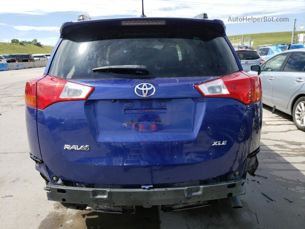 2015 Toyota Rav4 Xle Blue vin: 2T3WFREV2FW196190