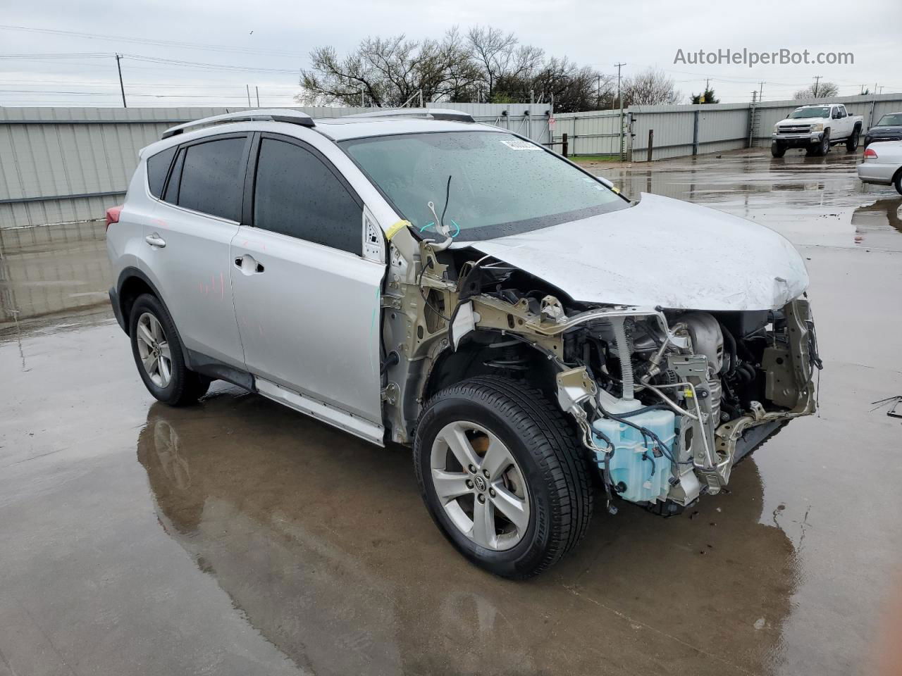 2015 Toyota Rav4 Xle Silver vin: 2T3WFREV2FW207396