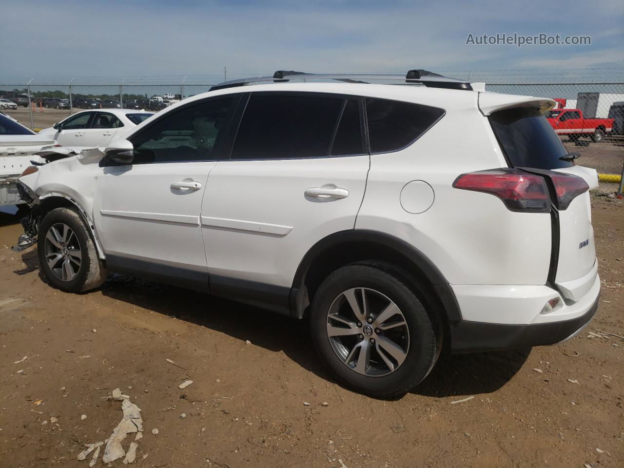 2016 Toyota Rav4 Xle White vin: 2T3WFREV2GW287381