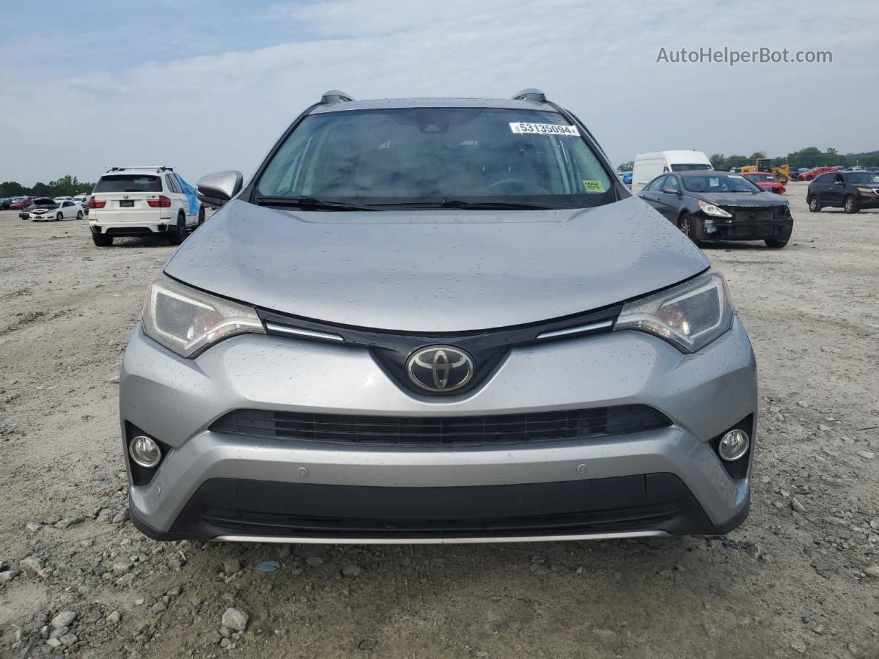 2017 Toyota Rav4 Xle Silver vin: 2T3WFREV3HW314217