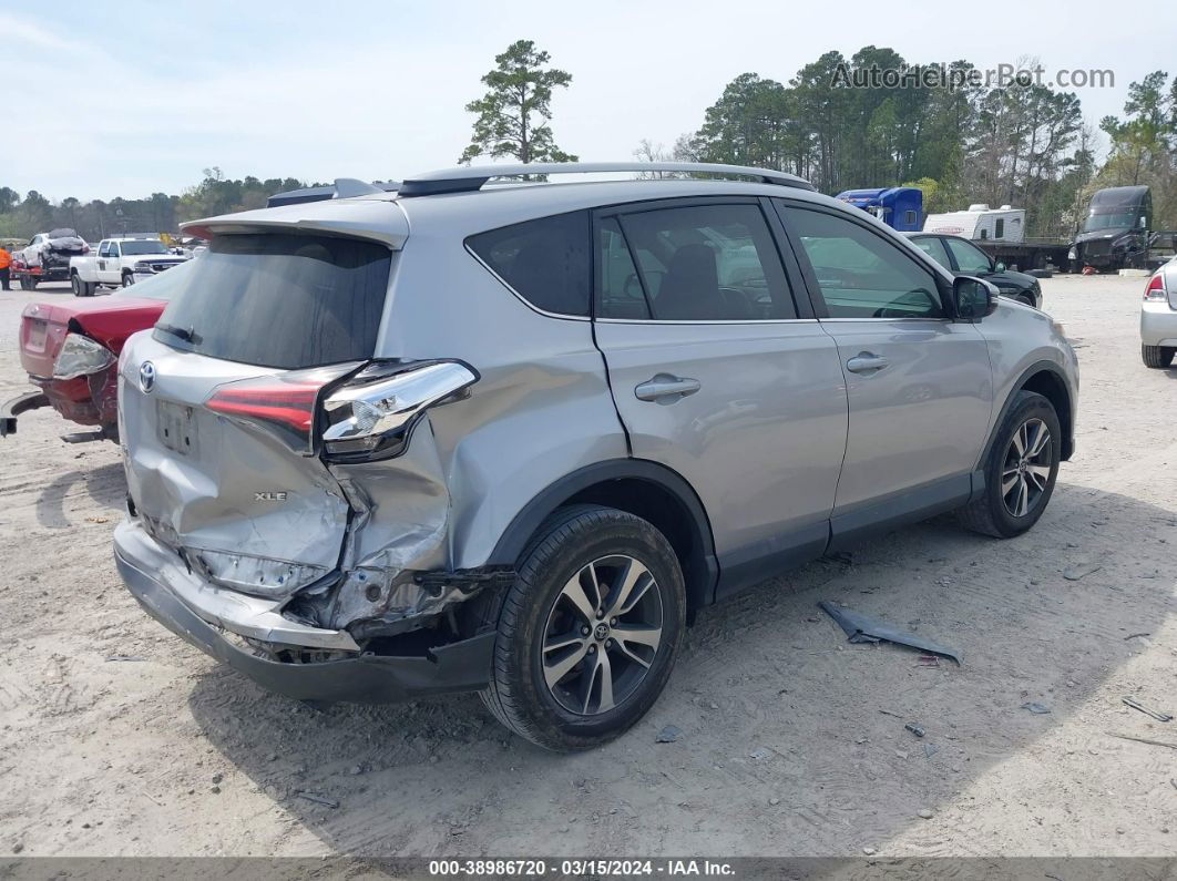 2017 Toyota Rav4 Xle Silver vin: 2T3WFREV4HW352796