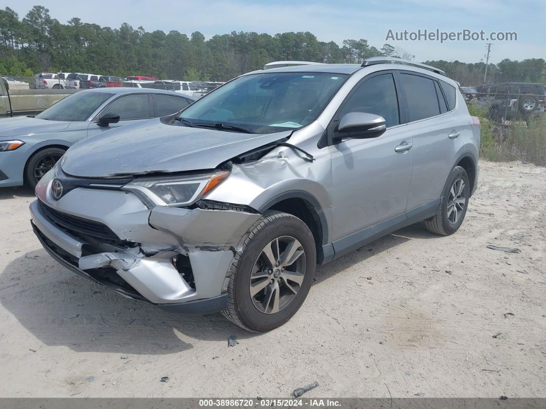 2017 Toyota Rav4 Xle Silver vin: 2T3WFREV4HW352796