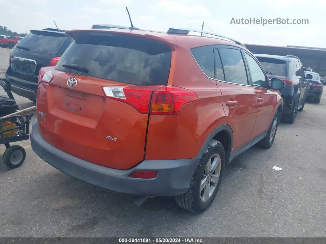 2015 Toyota Rav4 Xle Orange vin: 2T3WFREV5FW196183