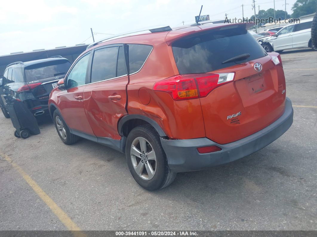 2015 Toyota Rav4 Xle Orange vin: 2T3WFREV5FW196183