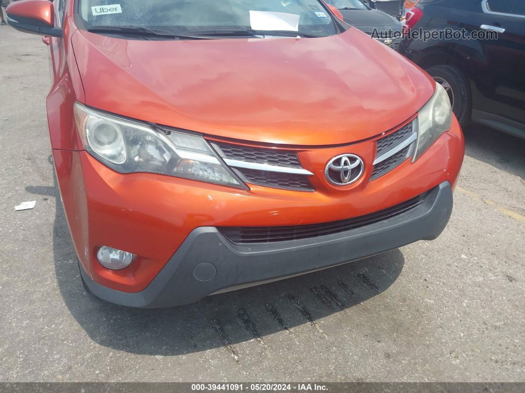 2015 Toyota Rav4 Xle Orange vin: 2T3WFREV5FW196183