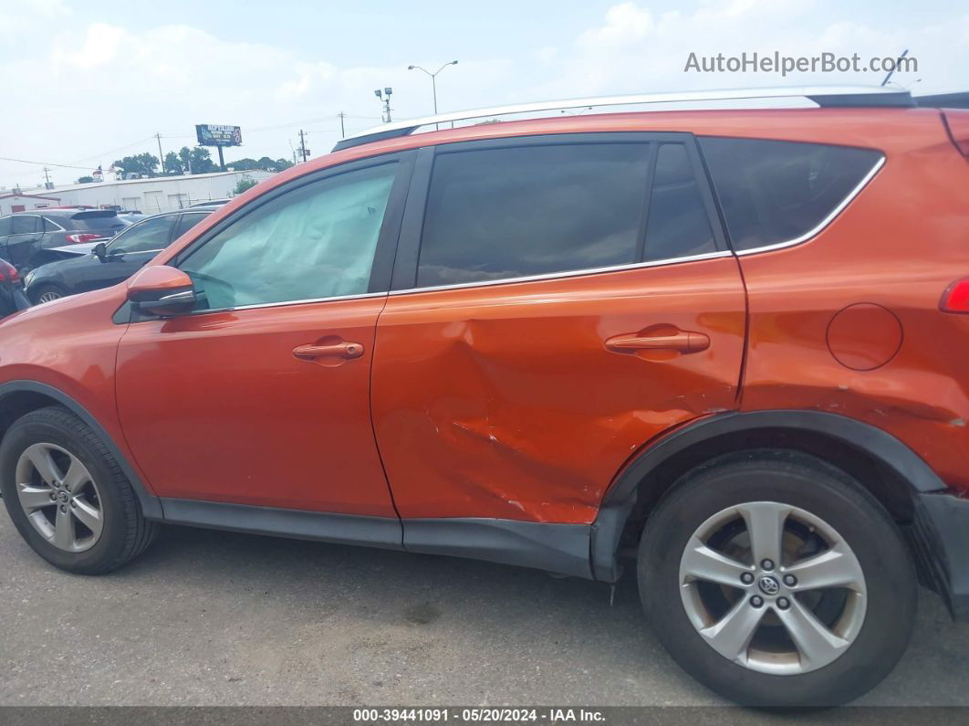 2015 Toyota Rav4 Xle Orange vin: 2T3WFREV5FW196183