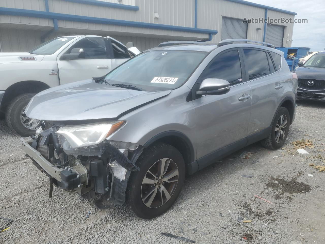 2017 Toyota Rav4 Xle Silver vin: 2T3WFREV5HW368974