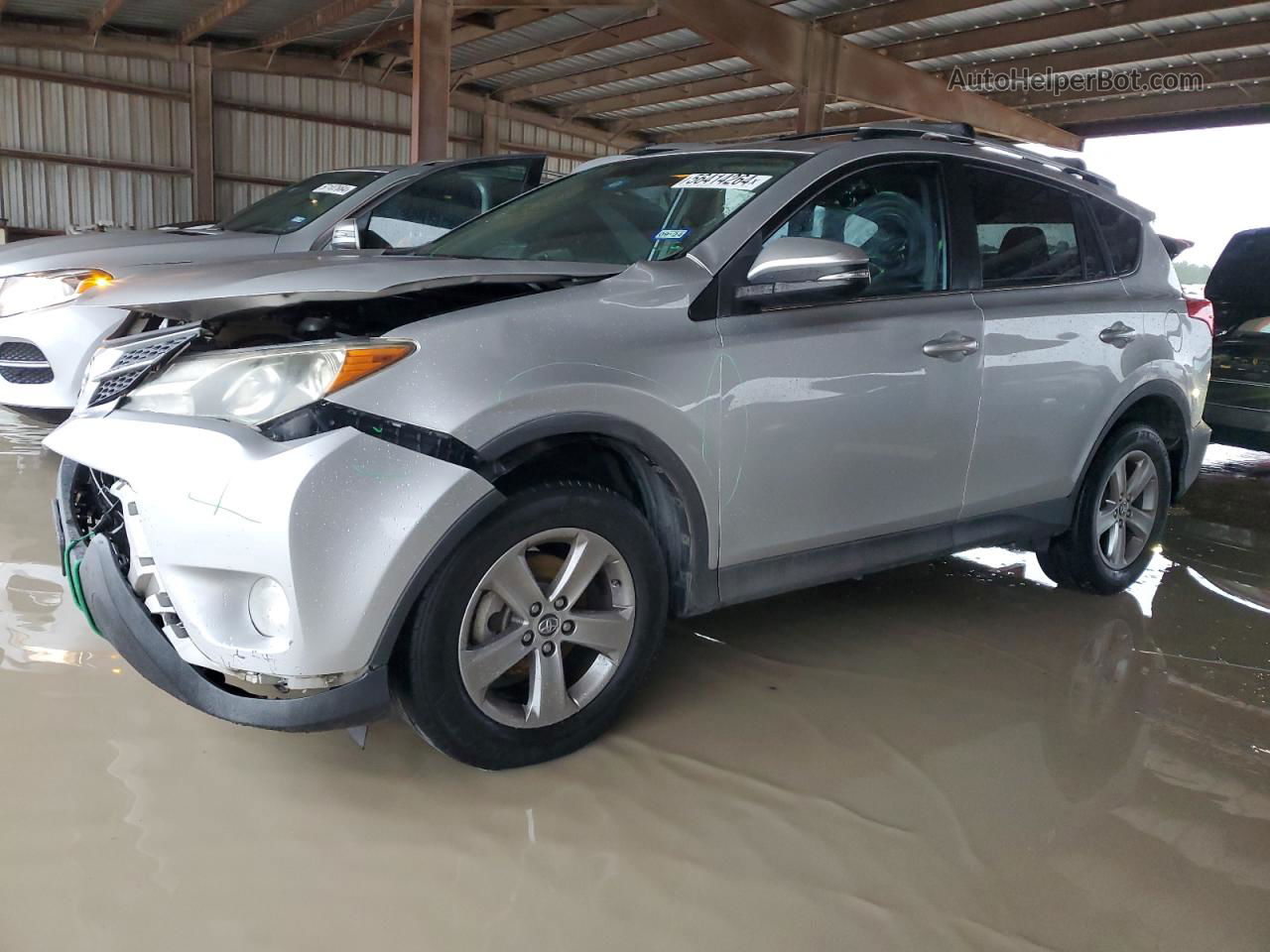 2015 Toyota Rav4 Xle Silver vin: 2T3WFREV6FW211760