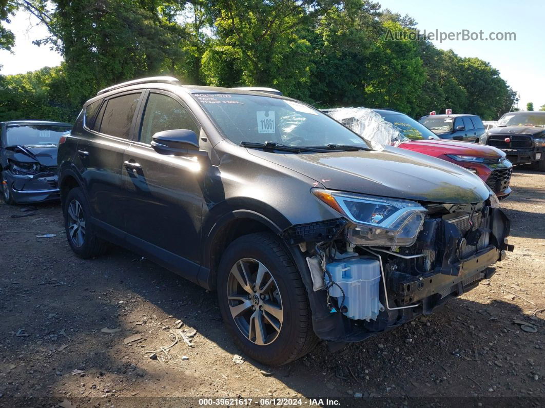 2016 Toyota Rav4 Xle Gray vin: 2T3WFREV7GW257308