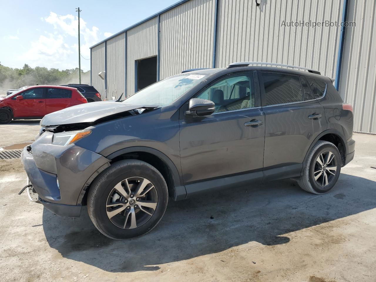 2016 Toyota Rav4 Xle Gray vin: 2T3WFREV7GW262895