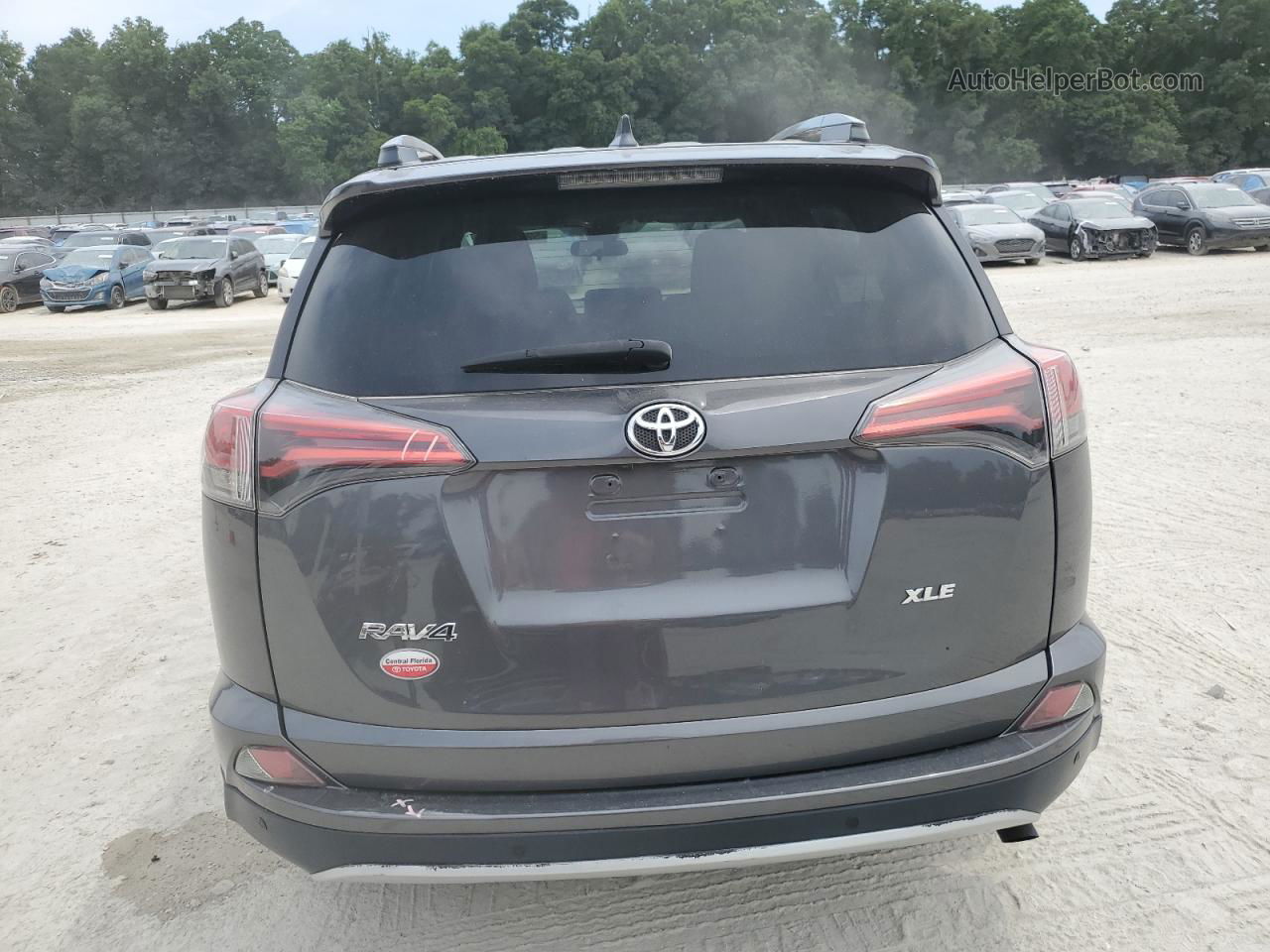 2017 Toyota Rav4 Xle Gray vin: 2T3WFREV7HW373285