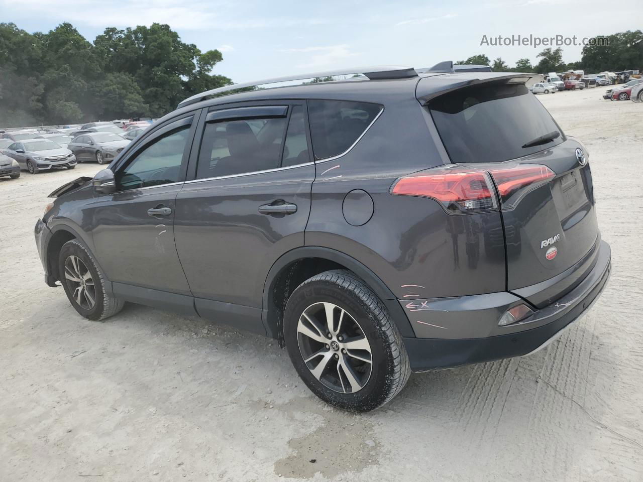 2017 Toyota Rav4 Xle Gray vin: 2T3WFREV7HW373285