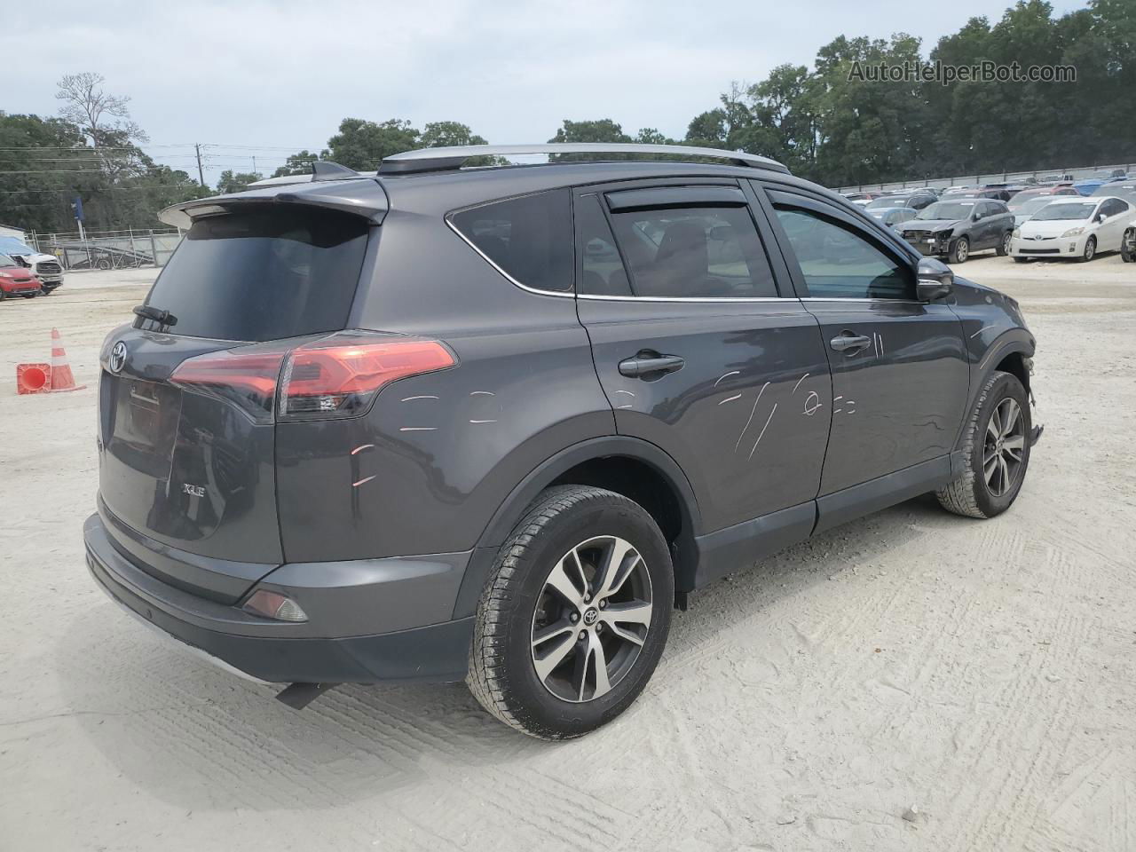 2017 Toyota Rav4 Xle Gray vin: 2T3WFREV7HW373285