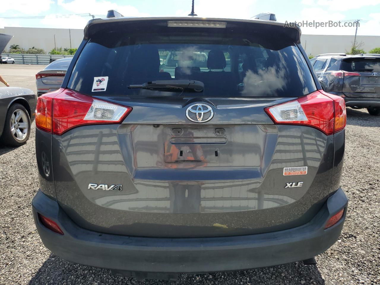 2015 Toyota Rav4 Xle Серый vin: 2T3WFREV8FW162397