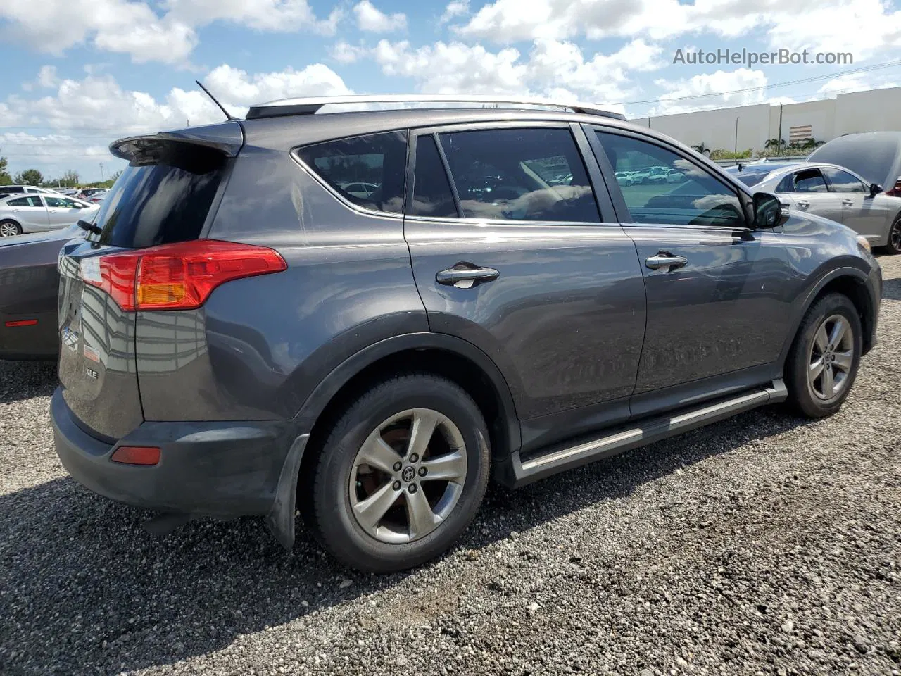 2015 Toyota Rav4 Xle Gray vin: 2T3WFREV8FW162397