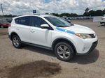 2015 Toyota Rav4 Xle White vin: 2T3WFREV8FW206804