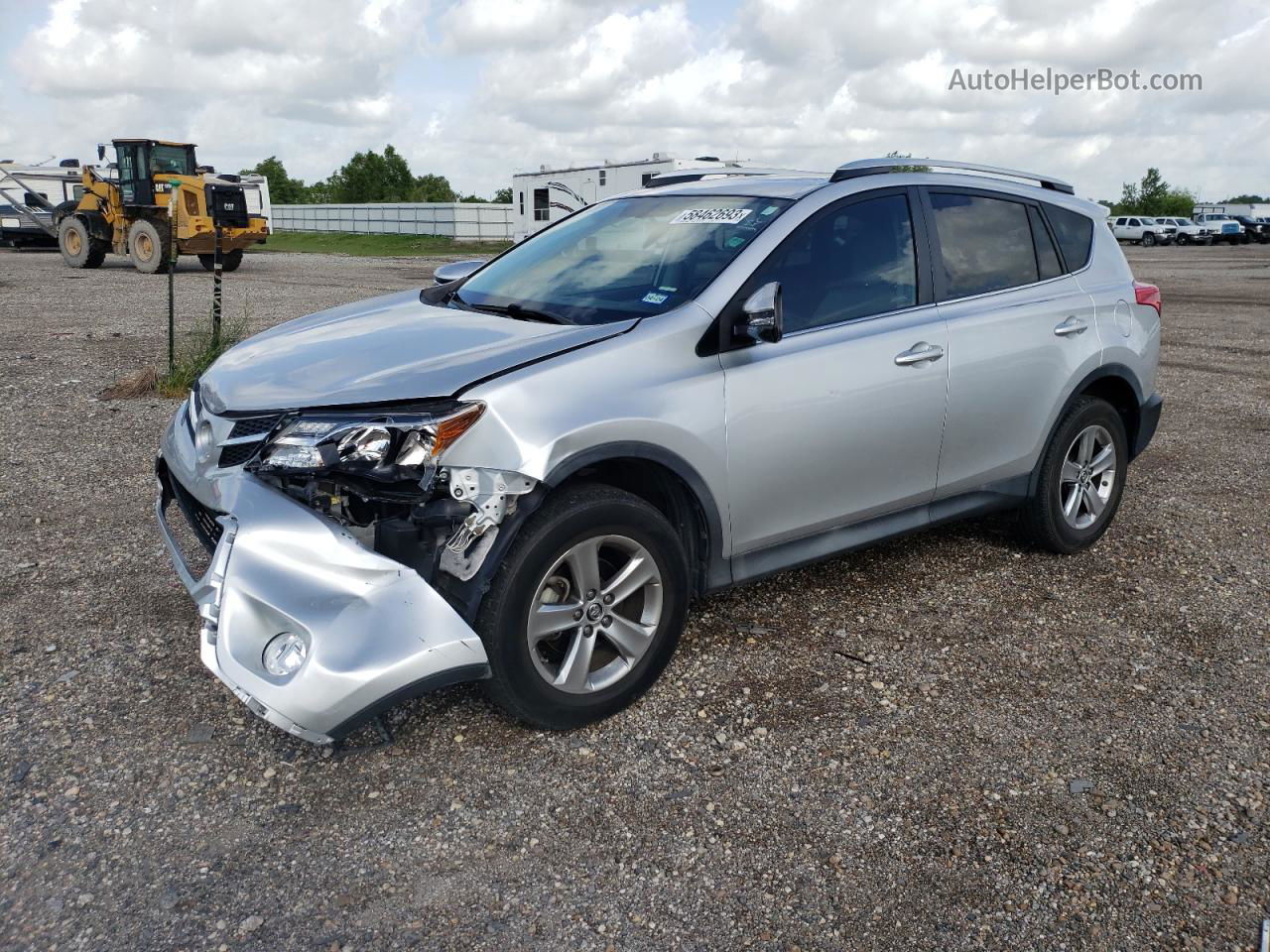 2015 Toyota Rav4 Xle Silver vin: 2T3WFREV8FW224980