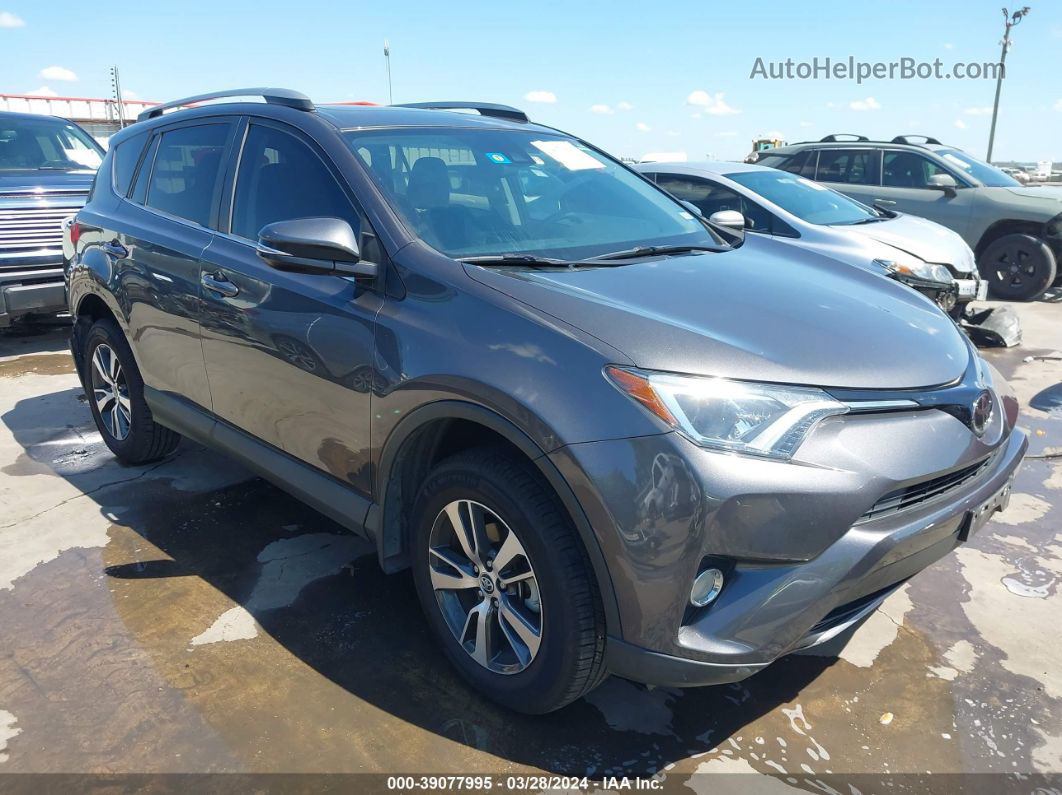 2017 Toyota Rav4 Xle Gray vin: 2T3WFREV8HW321437