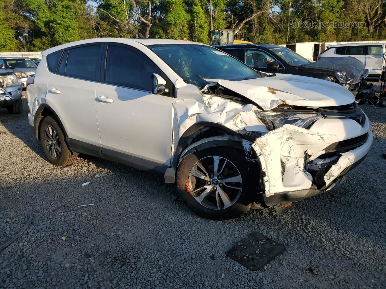 2018 Toyota Rav4 Adventure White vin: 2T3WFREV8JW411919