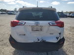 2015 Toyota Rav4 Xle White vin: 2T3WFREV9FW144331