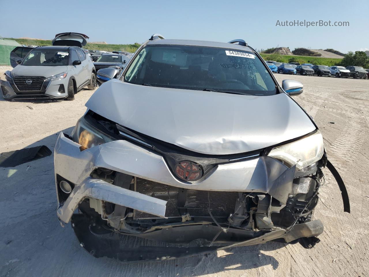 2016 Toyota Rav4 Xle Silver vin: 2T3WFREV9GW252398