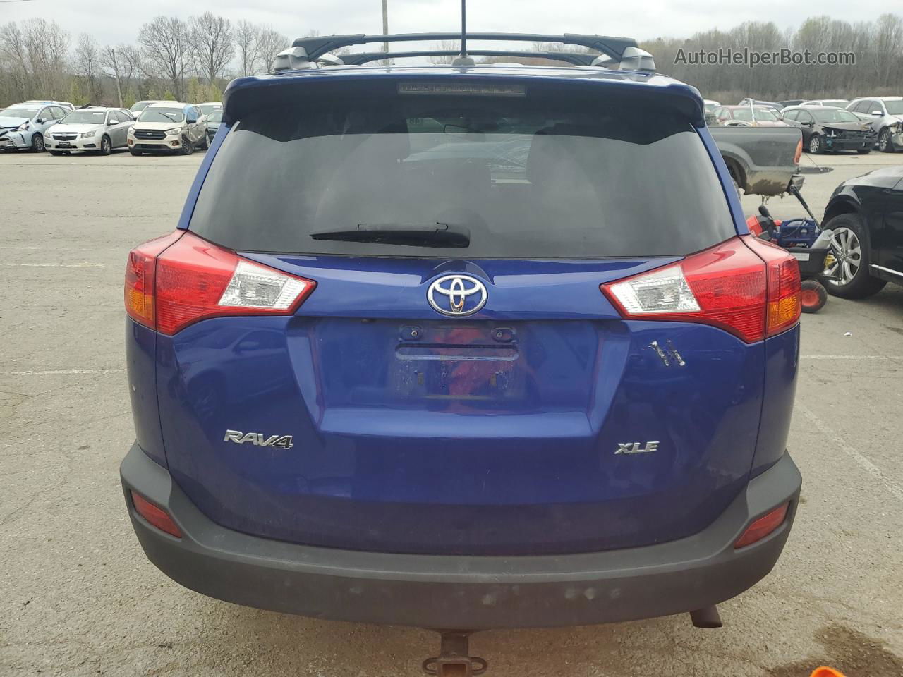 2015 Toyota Rav4 Xle Blue vin: 2T3WFREVXFW165141