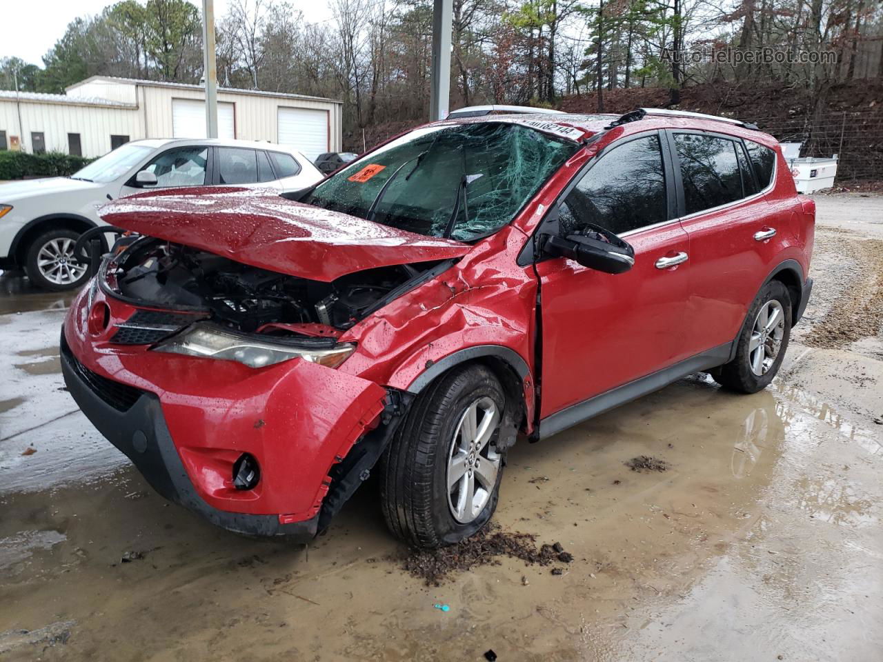 2015 Toyota Rav4 Xle Red vin: 2T3WFREVXFW166130