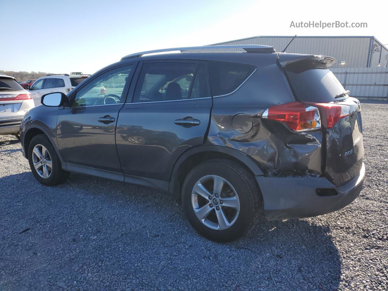 2015 Toyota Rav4 Xle Gray vin: 2T3WFREVXFW187401