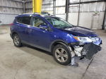 2015 Toyota Rav4 Xle Blue vin: 2T3WFREVXFW208733