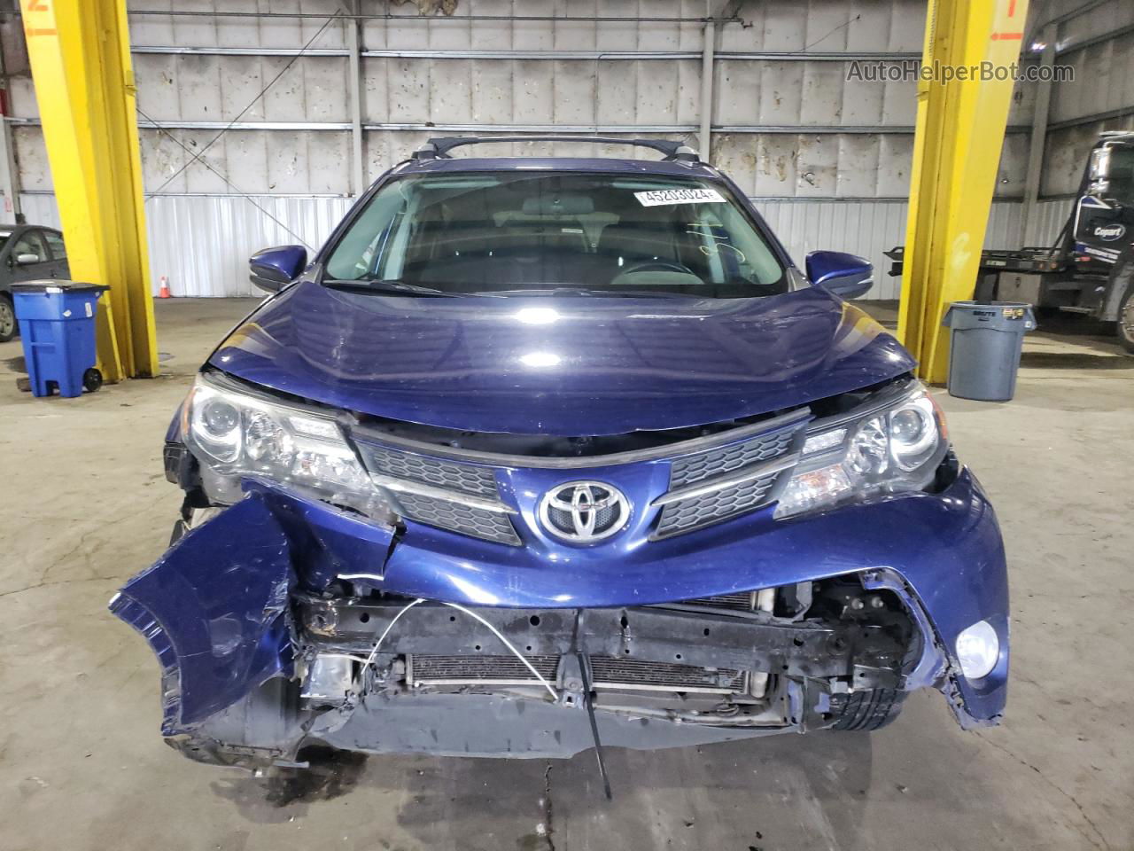 2015 Toyota Rav4 Xle Blue vin: 2T3WFREVXFW208733