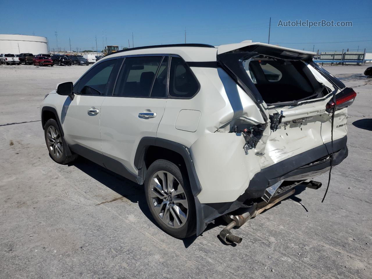 2019 Toyota Rav4 Limited Белый vin: 2T3Y1RFV4KC011395