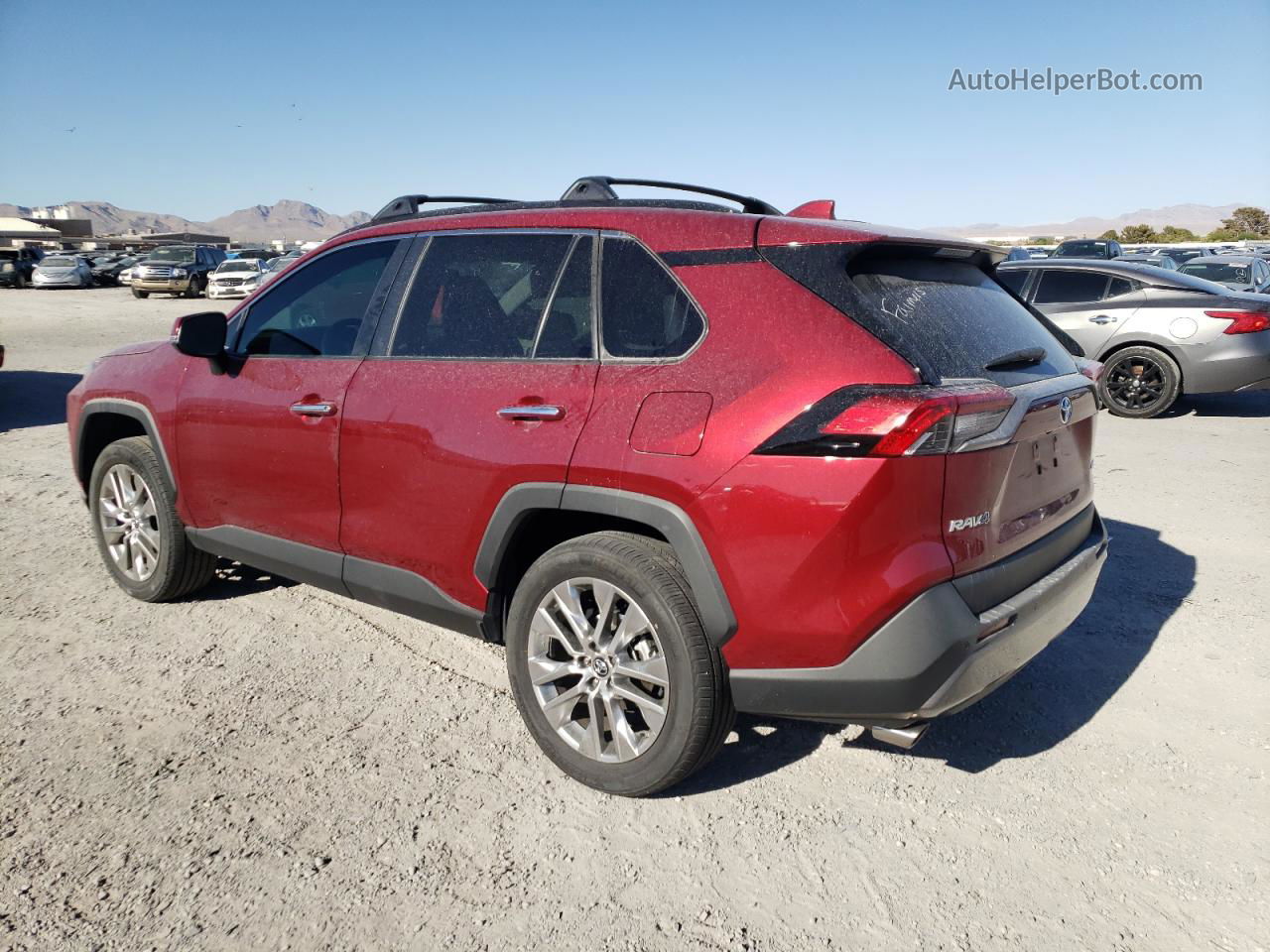 2019 Toyota Rav4 Limited Бордовый vin: 2T3Y1RFV5KW001151