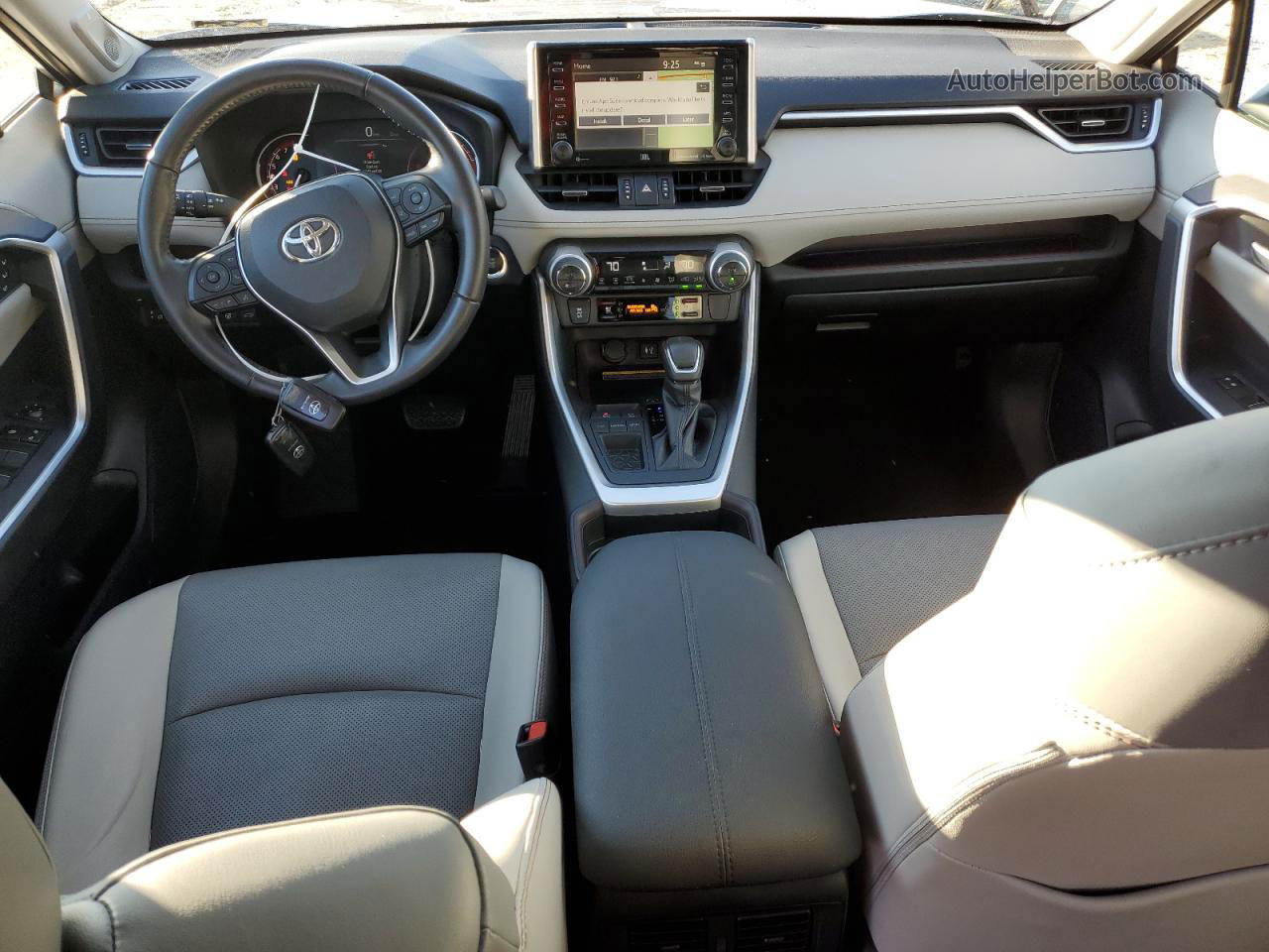 2019 Toyota Rav4 Limited Серебряный vin: 2T3Y1RFV7KC007275