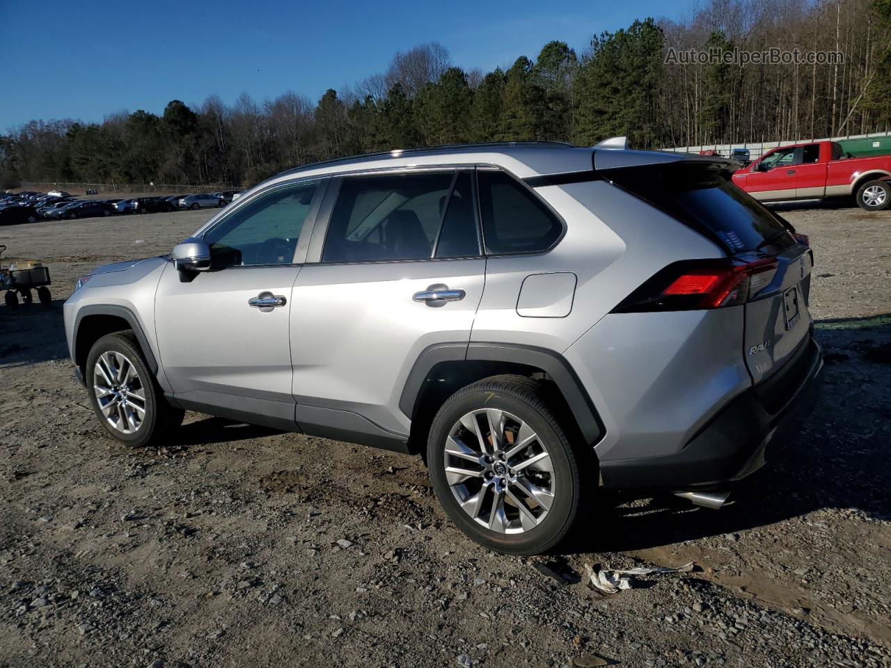 2019 Toyota Rav4 Limited Silver vin: 2T3Y1RFV7KC007275