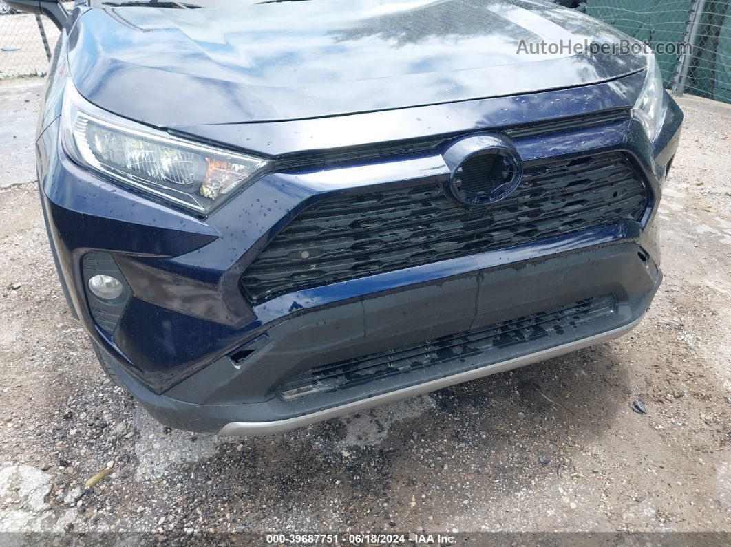 2020 Toyota Rav4 Limited Синий vin: 2T3Y1RFV9LW070748