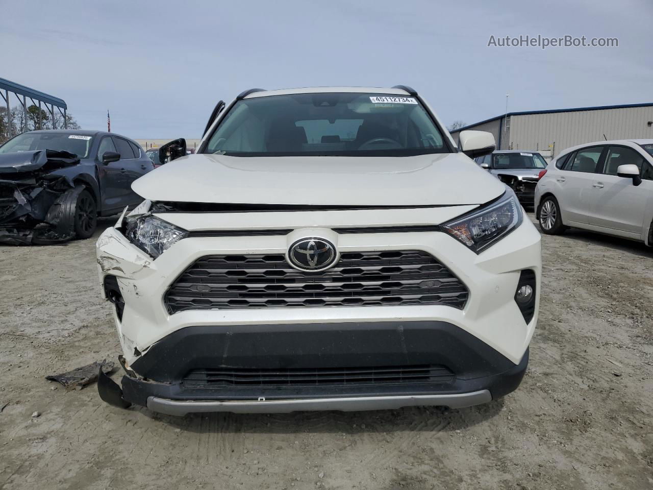 2020 Toyota Rav4 Limited Белый vin: 2T3Y1RFVXLW095867