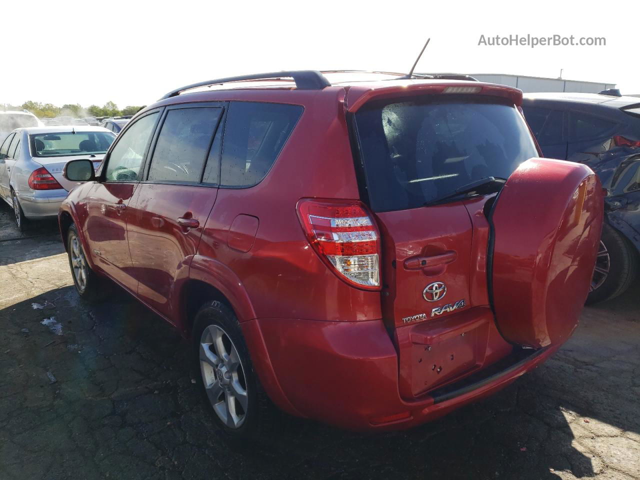 2010 Toyota Rav4 Limited Red vin: 2T3YF4DV3AW039032