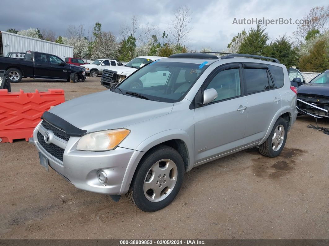 2010 Toyota Rav4 Limited Silver vin: 2T3YF4DV4AW027214