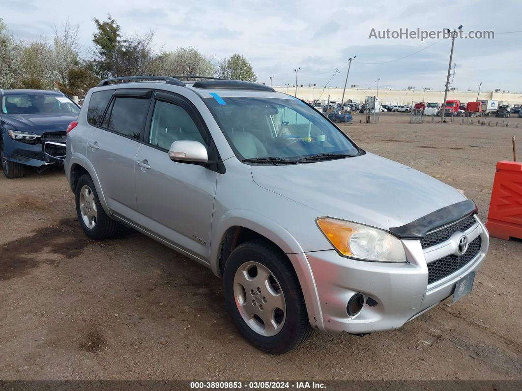 2010 Toyota Rav4 Limited Silver vin: 2T3YF4DV4AW027214