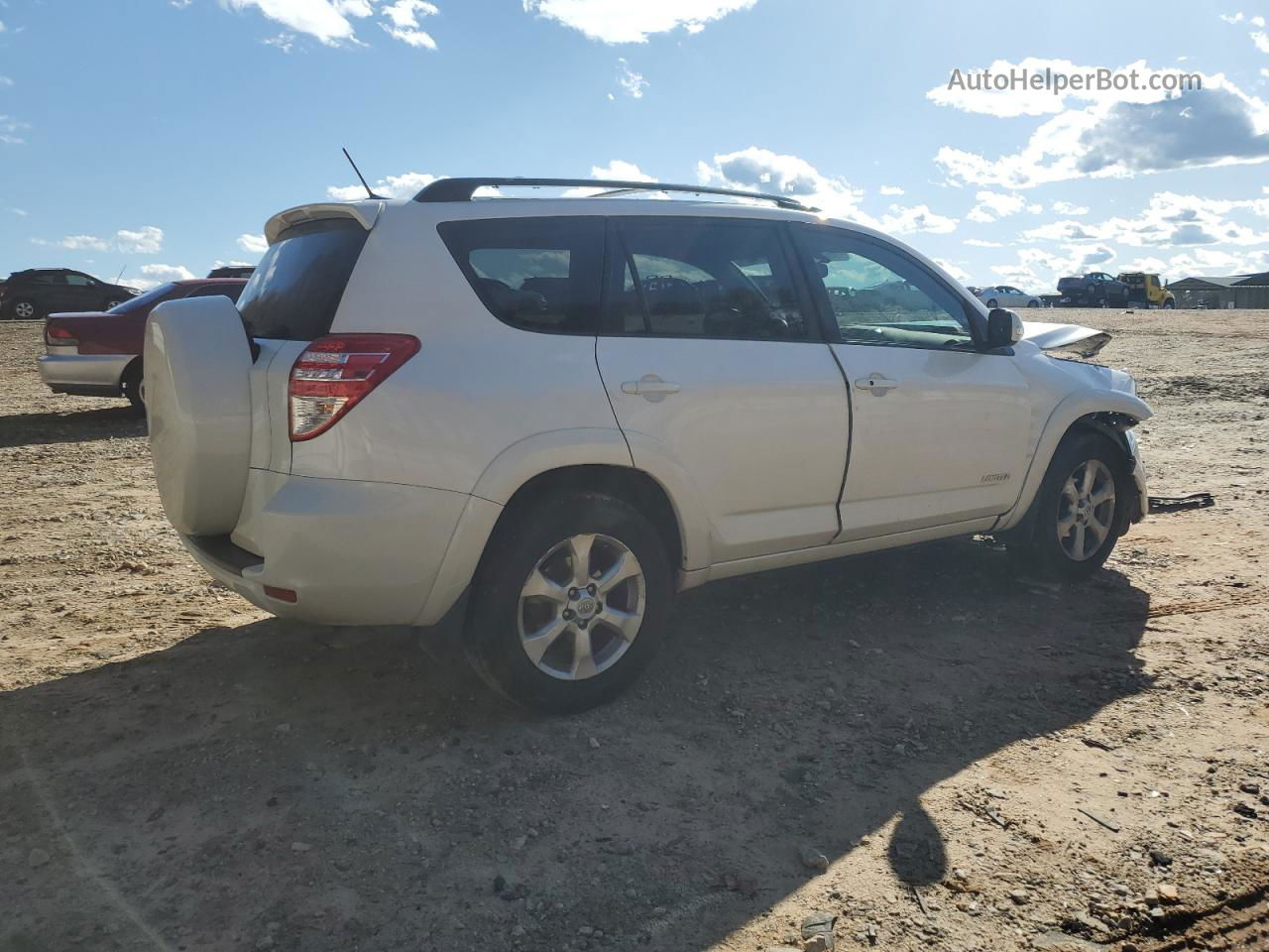 2010 Toyota Rav4 Limited White vin: 2T3YF4DV4AW031196