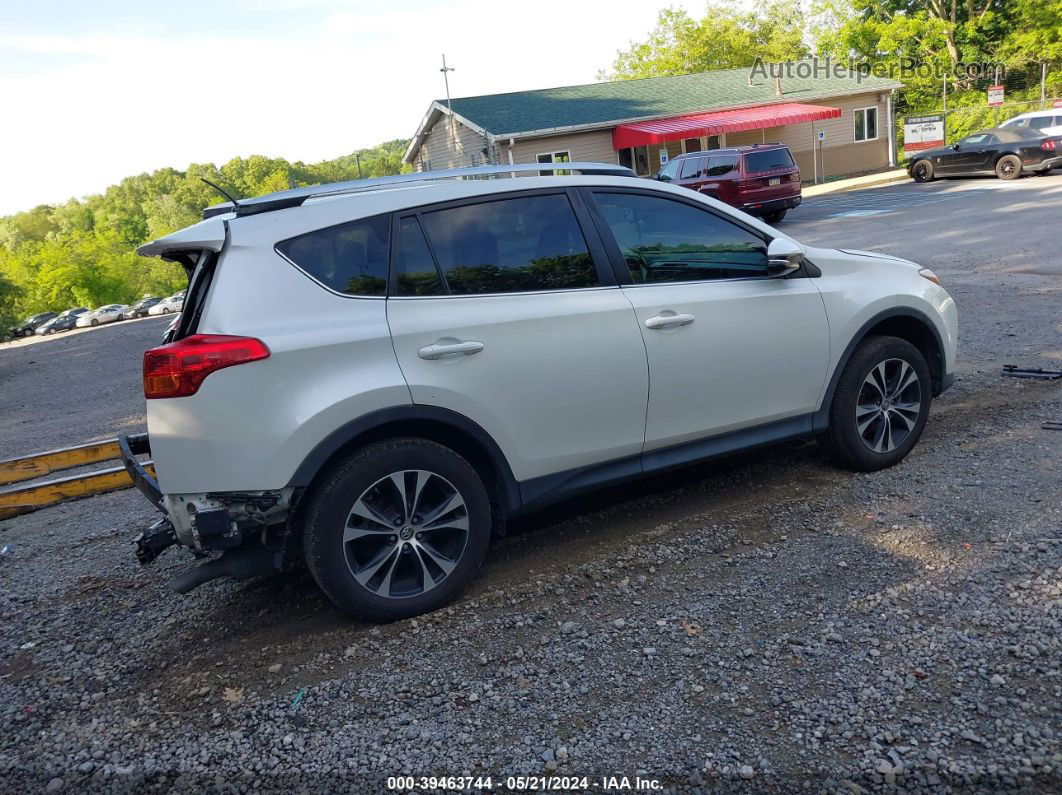 2015 Toyota Rav4 Limited Белый vin: 2T3YFREV0FW232323