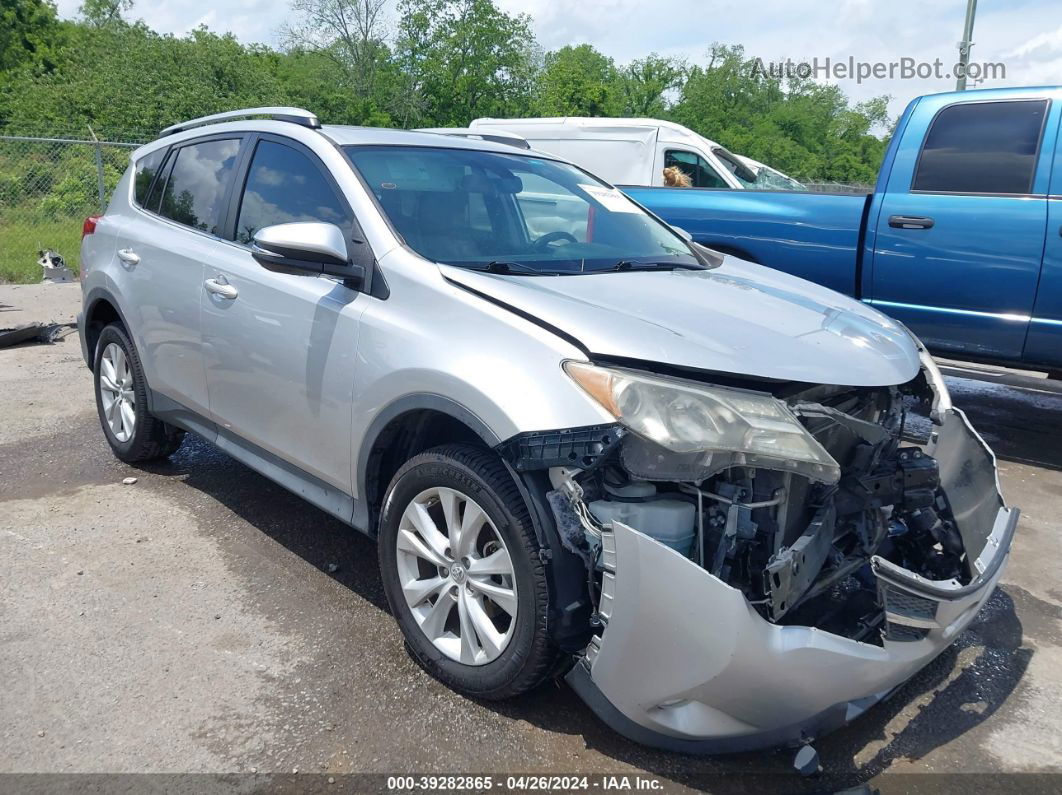 2015 Toyota Rav4 Limited Silver vin: 2T3YFREV1FW189563