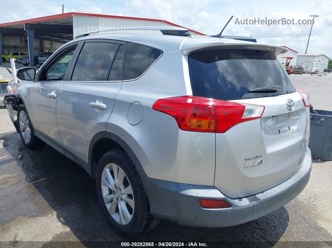 2015 Toyota Rav4 Limited Silver vin: 2T3YFREV1FW189563