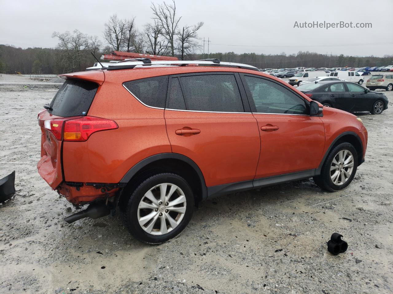 2015 Toyota Rav4 Limited Orange vin: 2T3YFREV2FW132143