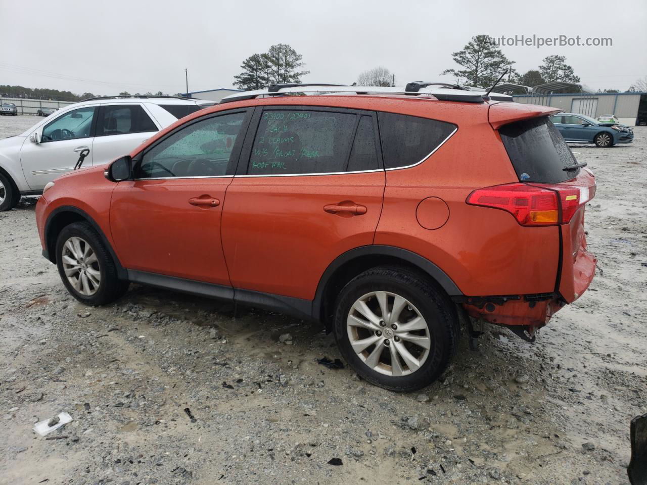 2015 Toyota Rav4 Limited Orange vin: 2T3YFREV2FW132143