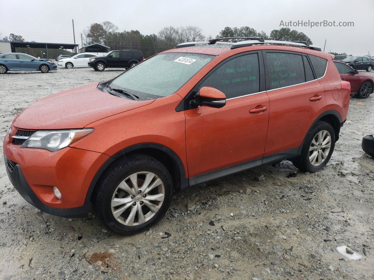 2015 Toyota Rav4 Limited Orange vin: 2T3YFREV2FW132143