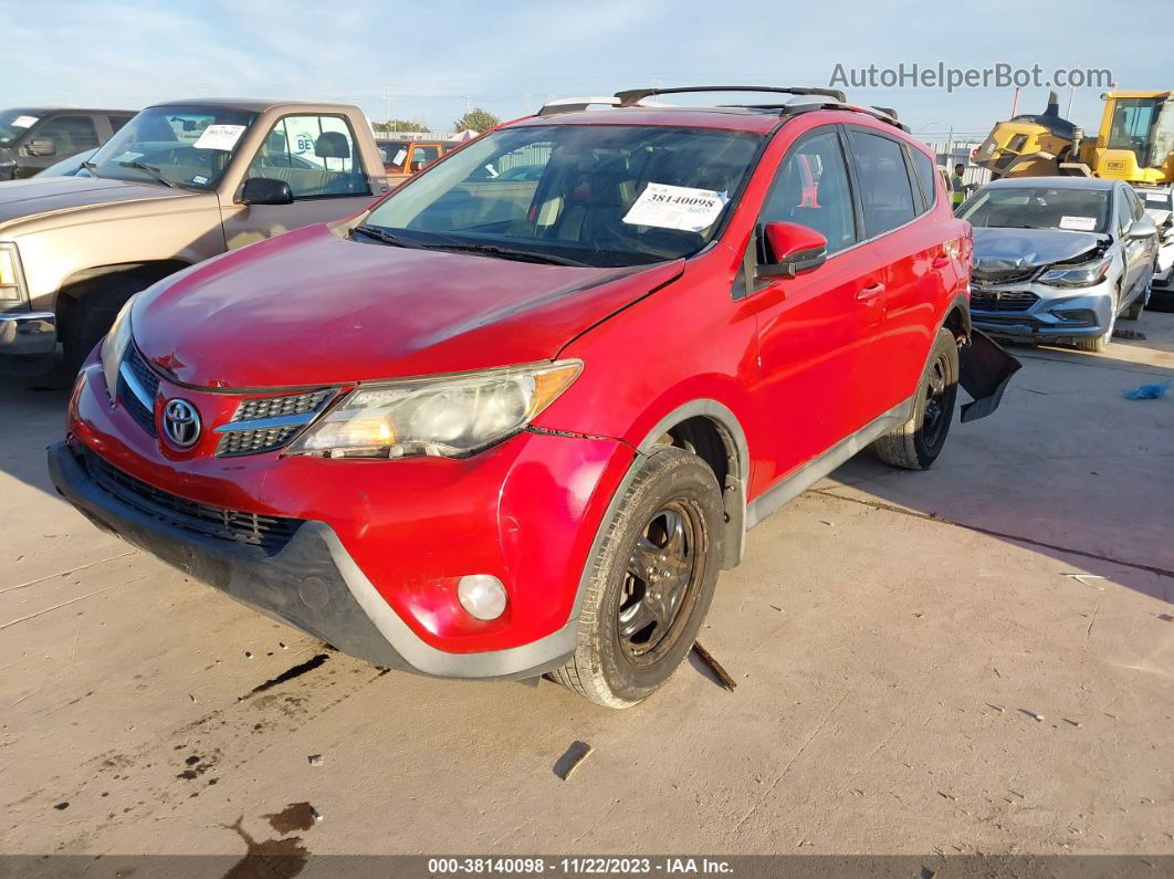 2015 Toyota Rav4 Limited Red vin: 2T3YFREV2FW150772