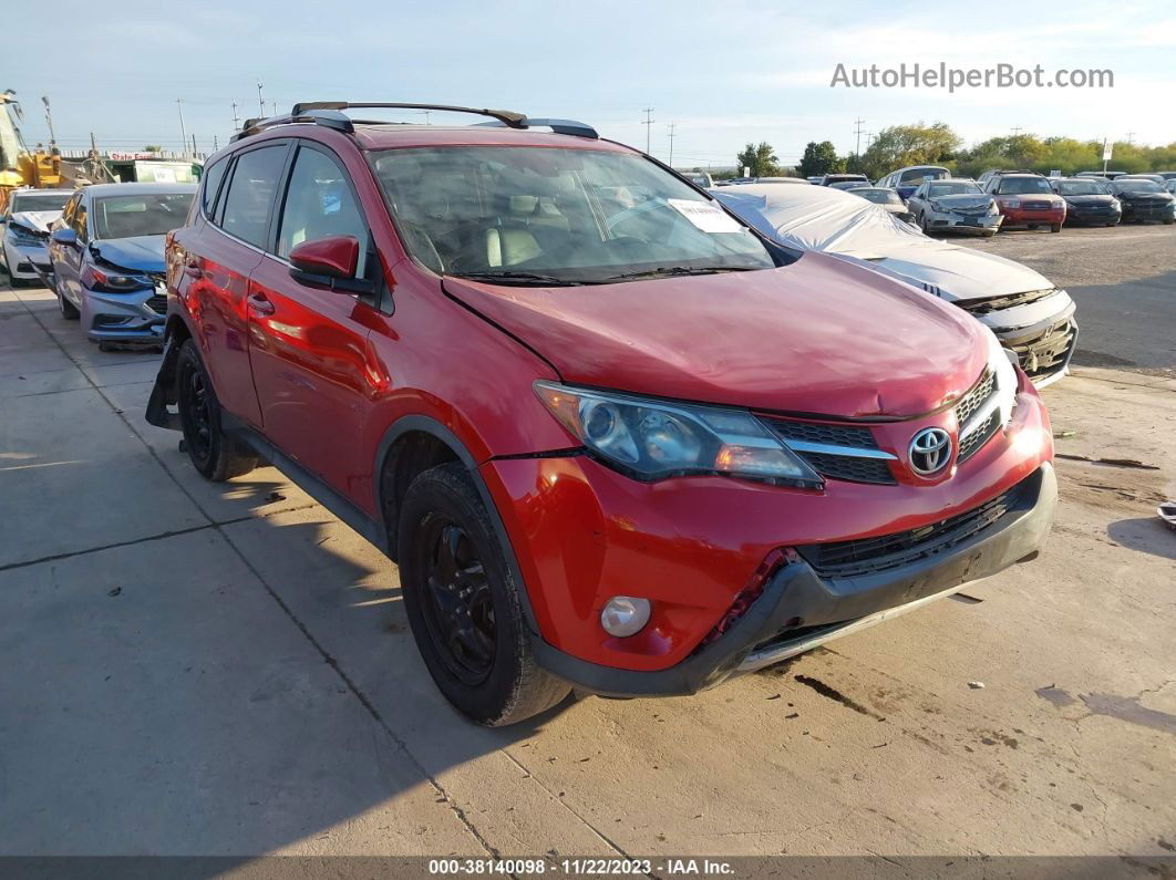 2015 Toyota Rav4 Limited Red vin: 2T3YFREV2FW150772