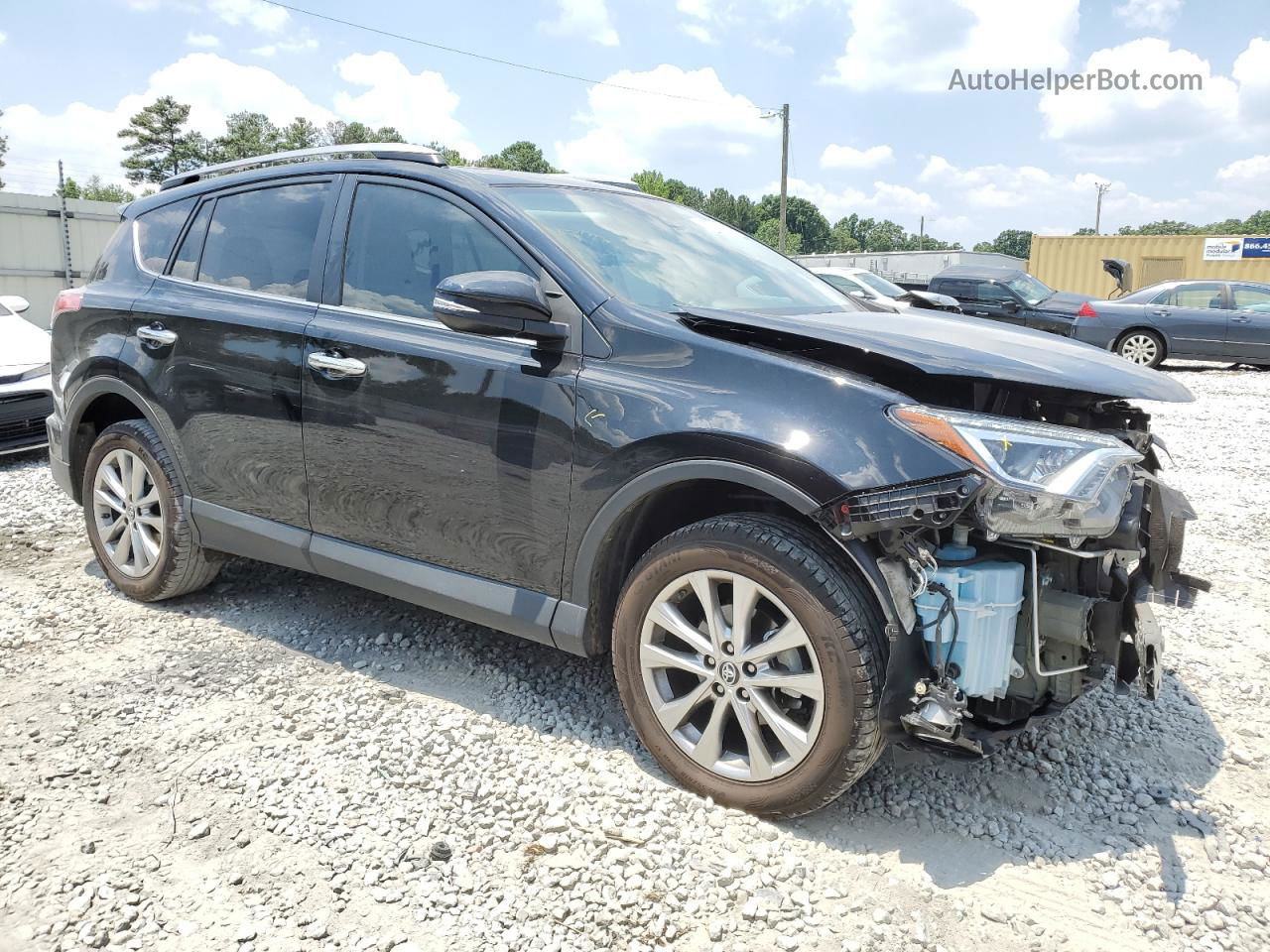 2018 Toyota Rav4 Limited Black vin: 2T3YFREV2JW453351